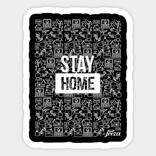 stay home Sticker